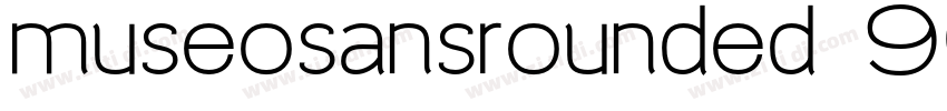 museosansrounded 900字体转换